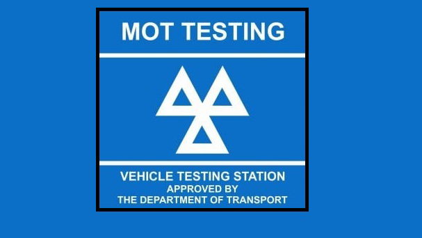 MOT test sign